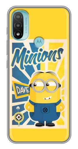 Чехол с принтом "Minions" для Motorola MOTO E40