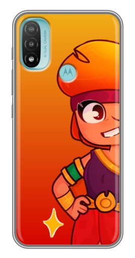 Чехол с картинкой "Мультяшная Амбер" для Motorola MOTO E40