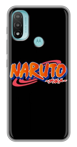 Чехол с картинкой "Надпись Naruto" для Motorola MOTO E40