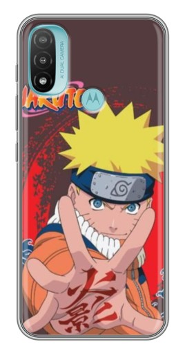Чехол с печатью "Naruto атакует" для Motorola MOTO E40