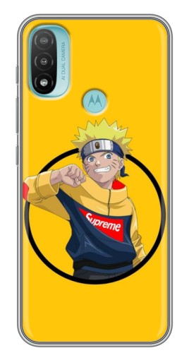 Силиконовый чехол с изображением "Наруто Supreme" для Motorola MOTO E40