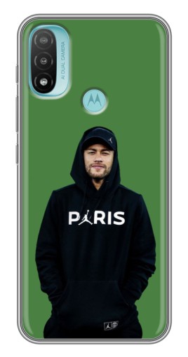 Чехол с картинкой "Неймар Paris" для Motorola MOTO E40