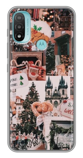 Чехол с картинкой "Новогоднее настроение" для Motorola MOTO E40