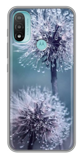 Чехол с печатью "Одуванчик с капельками" для Motorola MOTO E40