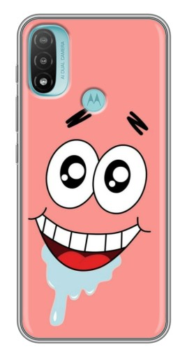 Силиконовый чехол с изображением "Патрик" для Motorola MOTO E40