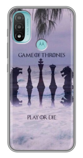 Чехол с печатью "Play or Die" для Motorola MOTO E40