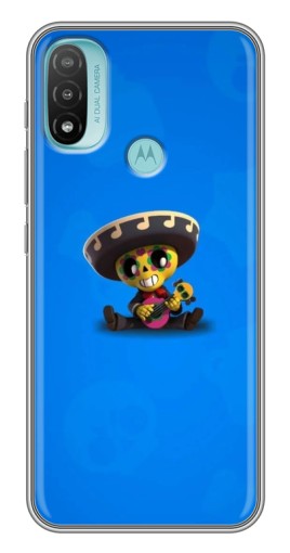 Чехол с печатью "Poco с гитарой" для Motorola MOTO E40