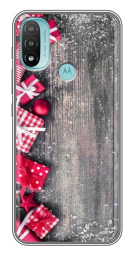 Чехол с принтом "Подарочный фон" для Motorola MOTO E40