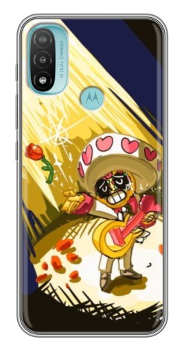Чехол с печатью "Поко Бравл Старс" для Motorola MOTO E40