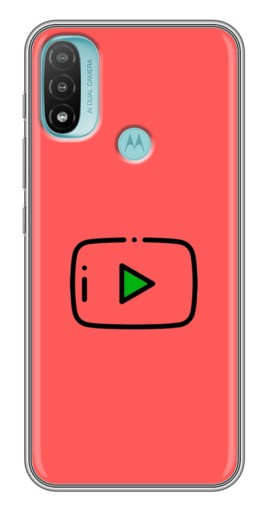 Чехол с принтом "Рисованная кнопка" для Motorola MOTO E40