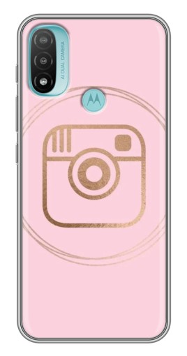 Чехол с печатью "розовый инстаграм" для Motorola MOTO E40