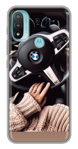 Чехол с печатью "Руль БМВ" для Motorola MOTO E40