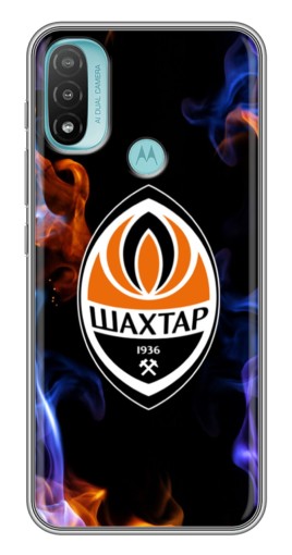 Чехол с картинкой "Шахтер в огне" для Motorola MOTO E40