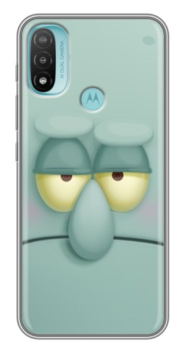 Чехол с печатью "Сквидвард" для Motorola MOTO E40
