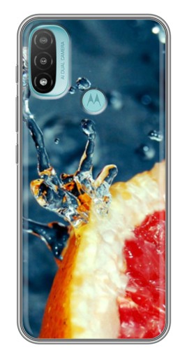 Чехол с принтом "Сочный грейпфрут" для Motorola MOTO E40