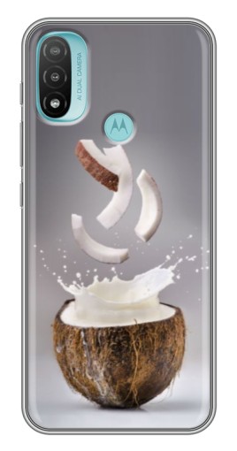 Чехол с печатью "Стакан кокоса" для Motorola MOTO E40