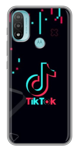 Силиконовый чехол с изображением "Стиль TikTok" для Motorola MOTO E40