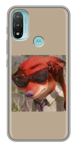 Чехол с принтом "Стильный Ник" для Motorola MOTO E40