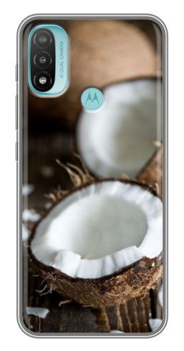 Силиконовый чехол с изображением "Свежий кокос" для Motorola MOTO E40