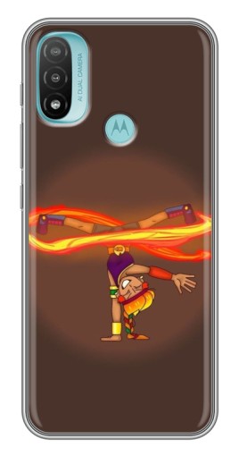 Чехол с печатью "Танцующая Амбер" для Motorola MOTO E40