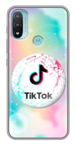 Чехол с принтом "TikTok принт" для Motorola MOTO E40