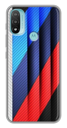 Чехол с печатью "Цвета лого БМВ" для Motorola MOTO E40