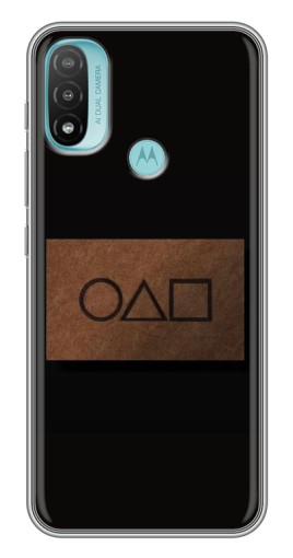 Чехол с печатью "Визитка игра в кальмара" для Motorola MOTO E40