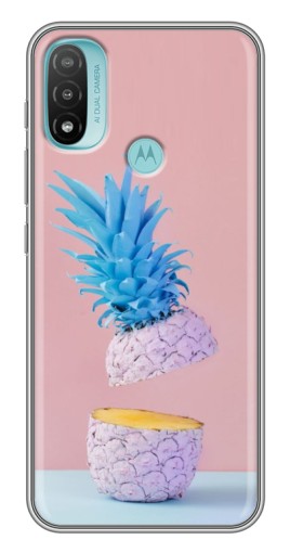 Чехол с картинкой "Яркий ананас" для Motorola MOTO E40