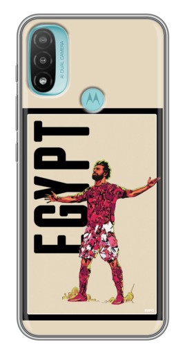 Силиконовый чехол с изображением "Египтянин Салах" для Motorola MOTO E40