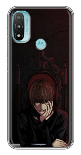 Чехол с картинкой "Задумчивый Ягами" для Motorola MOTO E40