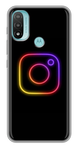 Чехол с картинкой "Значок Инсты" для Motorola MOTO E40
