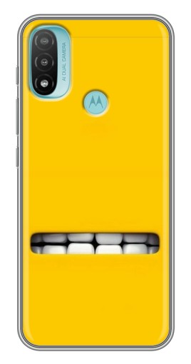 Чехол с картинкой "Зубы миньона" для Motorola MOTO E40