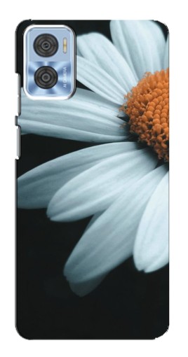 Чехол с картинкой "Белая ромашка" для Motorola MOTO E22