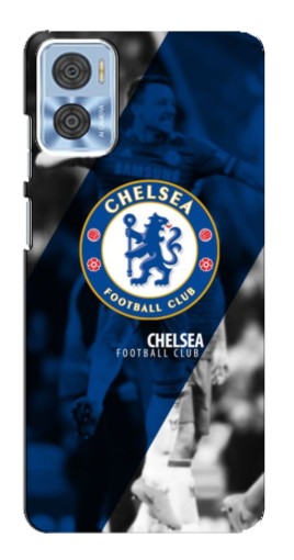 Силиконовый чехол с изображением "Club Chelsea" для Motorola MOTO E22