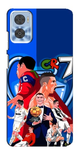 Чехол с принтом "CR7" для Motorola MOTO E22
