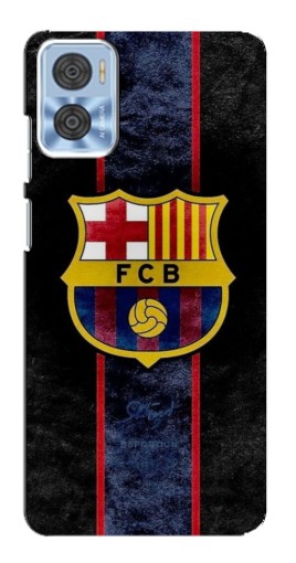 Силиконовый чехол с изображением "FCB" для Motorola MOTO E22