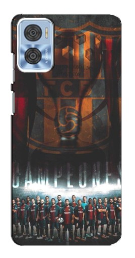 Чехол с картинкой "FCB Campeones" для Motorola MOTO E22