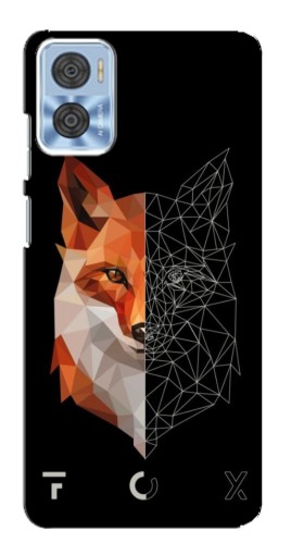 Чехол с печатью "Fox" для Motorola MOTO E22
