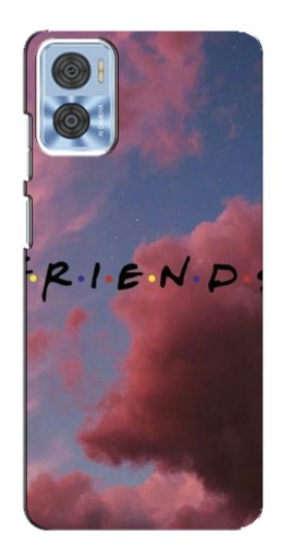 Чехол с печатью "Friends" для Motorola MOTO E22