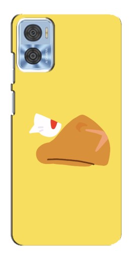 Чехол с принтом "Gold Crow" для Motorola MOTO E22