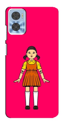 Чехол с печатью "Кукла" для Motorola MOTO E22