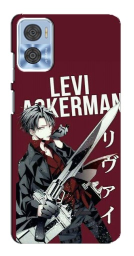 Чехол с картинкой "levi Ackerman" для Motorola MOTO E22