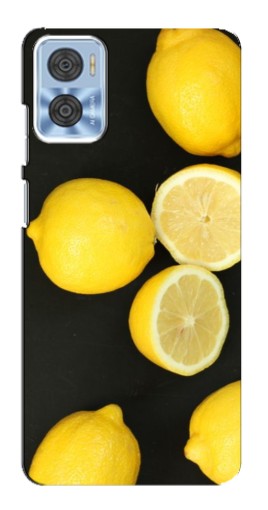 Чехол с принтом "Лимонный стиль" для Motorola MOTO E22