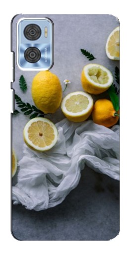 Силиконовый чехол с изображением "Лимонное настроение" для Motorola MOTO E22