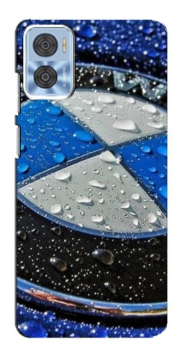 Чехол с картинкой "Лого BMW" для Motorola MOTO E22