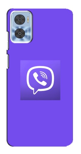 Чехол с печатью "Лого Viber" для Motorola MOTO E22