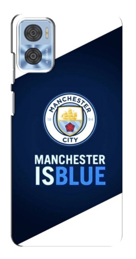 Чехол с принтом "Manchester is Blue" для Motorola MOTO E22