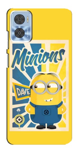 Чехол с принтом "Minions" для Motorola MOTO E22