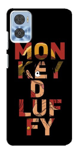 Силиконовый чехол с изображением "Monky d Luffy" для Motorola MOTO E22