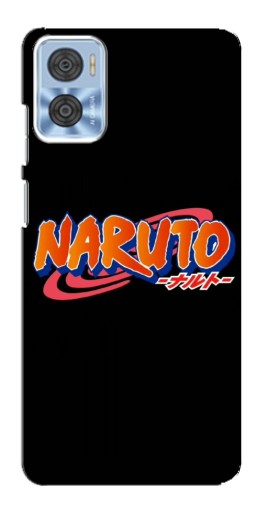 Силиконовый чехол с изображением "Надпись Naruto" для Motorola MOTO E22
